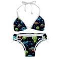 thumbnail image 1 of Alien Detachable Sponge Adjustable Strap Bikini Set Swim Wear 2-Pack Beach Swimsuit, 1 of 6