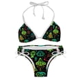 thumbnail image 1 of Alien Detachable Sponge Adjustable Strap Bikini Set Two-Pack - Ideal for Beach & Pool Parties, 1 of 6