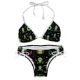 thumbnail image 1 of Alien Detachable Sponge Adjustable Strap Bikini Set Two-Pack Swimsuit Women Swim Suit, 1 of 6