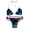 thumbnail image 1 of Alien Detachable Sponge Adjustable Strap Swimsuit Set - 2 Pack for Beach & Pool Parties, 1 of 6
