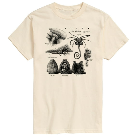 Alien - Diagram - Men's Short Sleeve Graphic T-Shirt