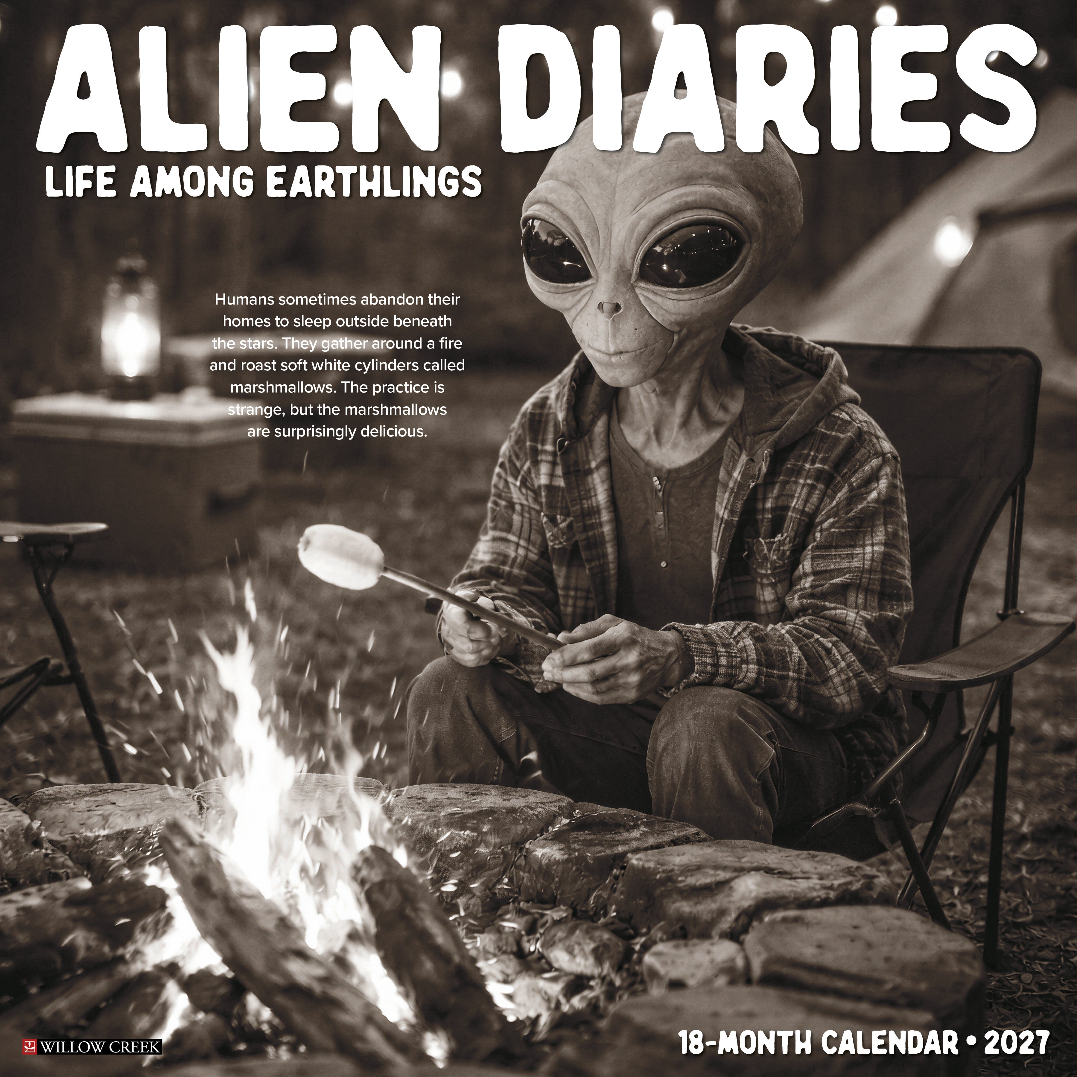 Willow Creek Press, Alien Diaries 2027 Wall Calendar