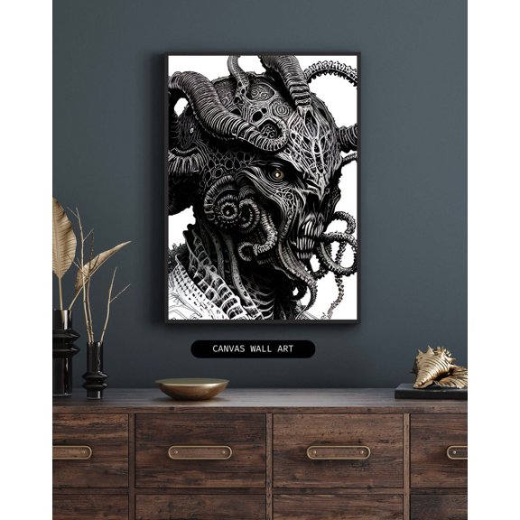 Alien Diplomat - Canvas Wall Art