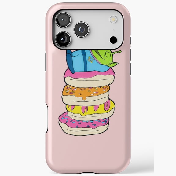Alien Donut Stack for iPhone Case 11 through 17 Pro Max