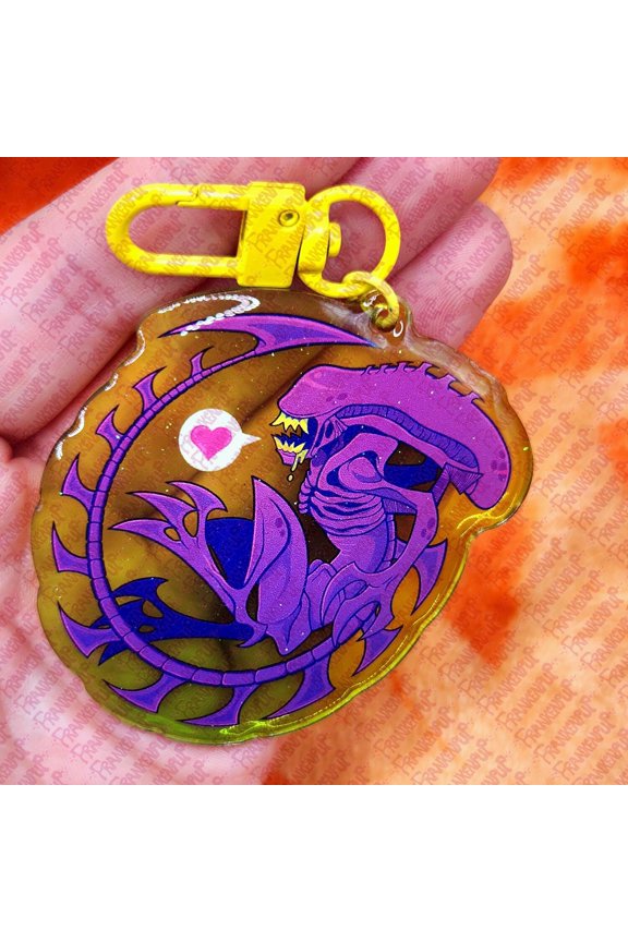 Alien Double Sided Keychain (1 keychain)