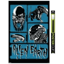 Alien: Earth (2025) - Blue Xenomorph Wall Poster, 22.375" x 34"