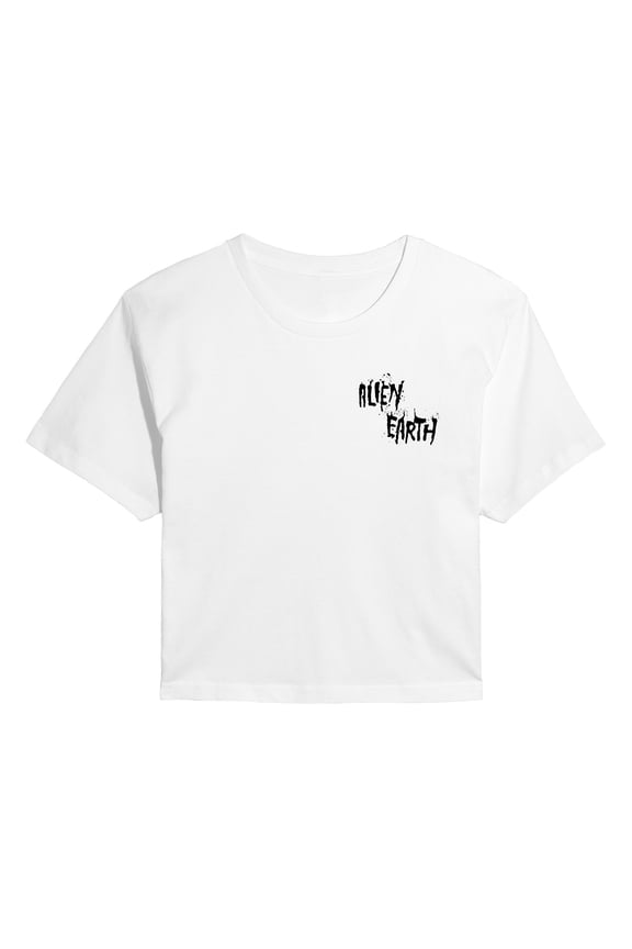 - Prodigy Corp - Juniors Cropped Graphic T-Shirt