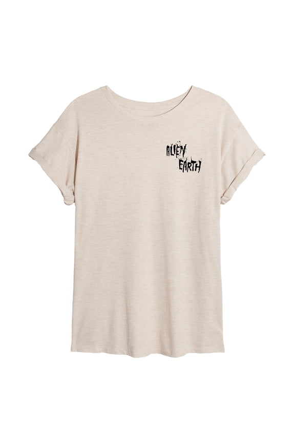 - Prodigy Corp - Juniors Oversized Graphic T-Shirt