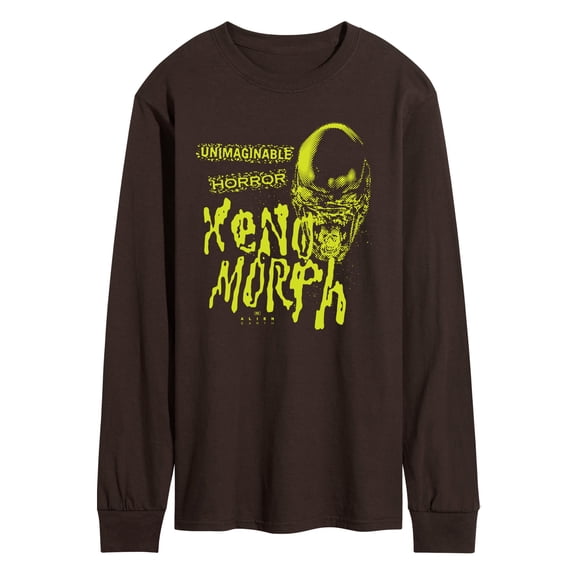 Alien - Xenomorph Spookshow - Men's Long Sleeve Graphic T-Shirt