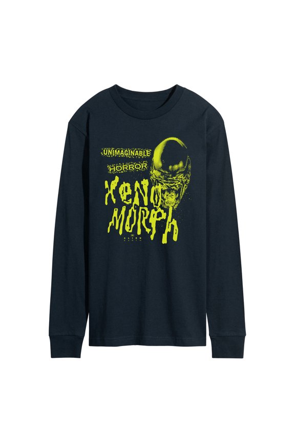 - Xenomorph Spookshow - Men's Long Sleeve Graphic T-Shirt