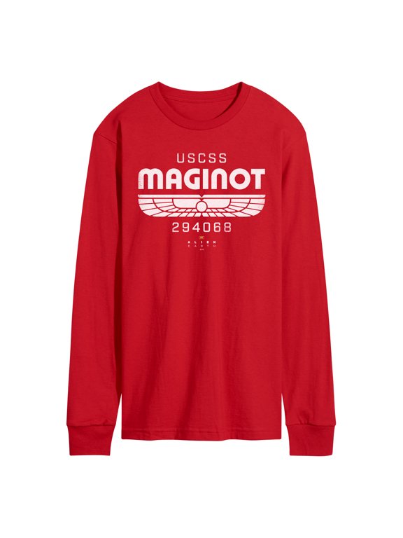 - Uscss Maginot Men's Long Sleeve Graphic T-Shirt