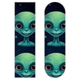 thumbnail image 1 of Alien Emery Surface Skateboard Grip Tape Stickers, PVC Backing, Pack of 2, 8.8x32.6in/22.4x83 cm, 1 of 5