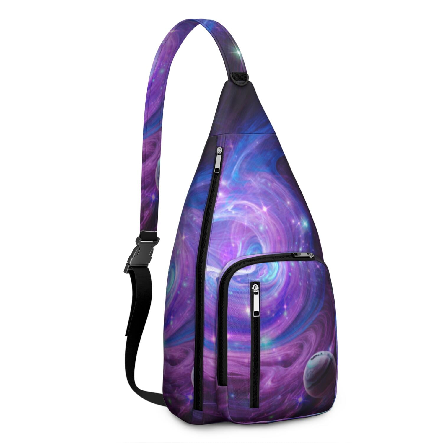 Alien Encounter Sling Pack - Sci-Fi Creature Print Shoulder Bag ...