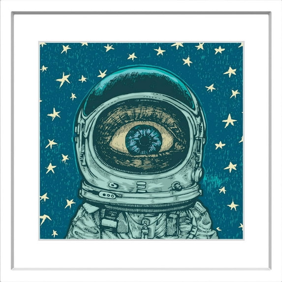 "Alien Eye" Framed Painting Print