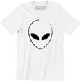 thumbnail image 1 of Alien Face - Funny Sci Fi Space Creature Horror Retro Men's T-Shirt, 1 of 4