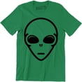 thumbnail image 1 of Alien Face Funny Sci Fi Space Horror Retro Fashion Men's T-Shirt, 1 of 4
