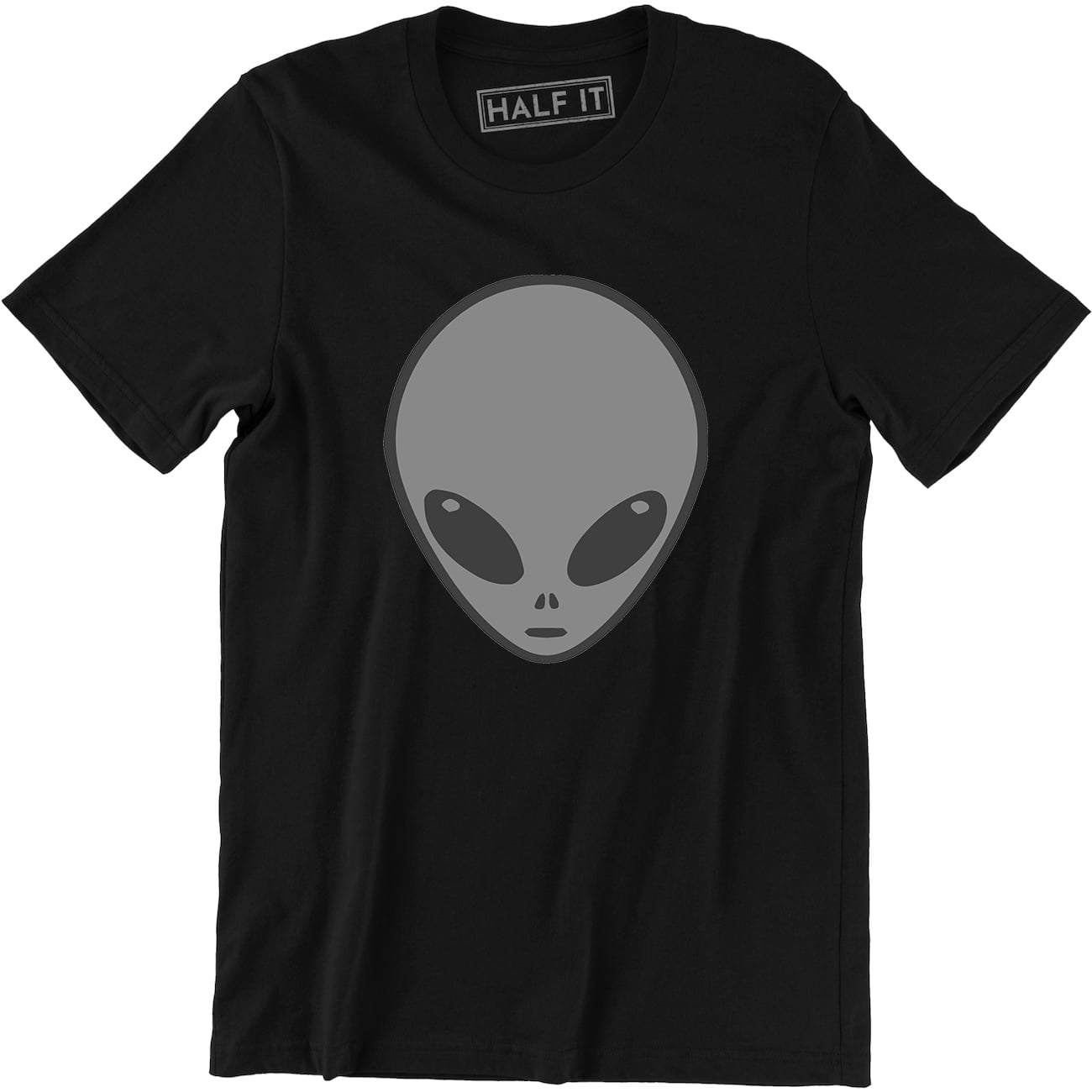 Alien Face Funny Sci Fi Space Horror Retro Fashion Men's Tee Shirt ...