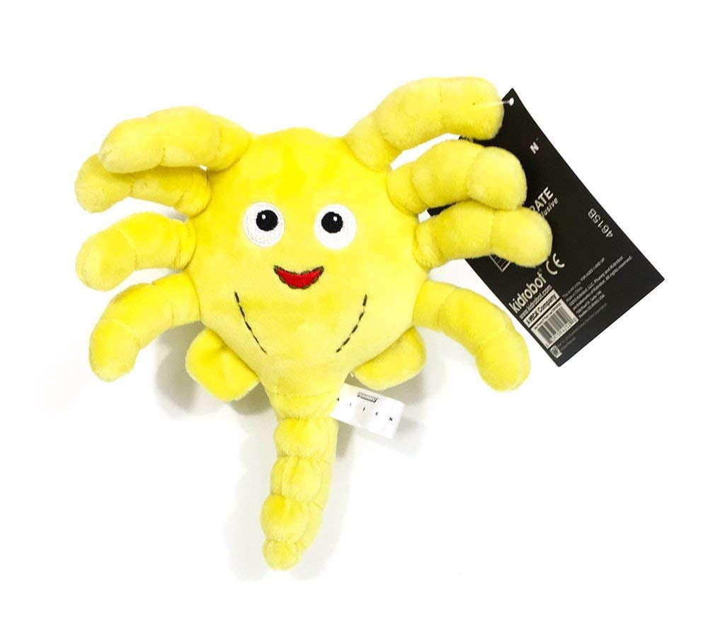 8-inch Alien Face Hugger Phunny Yellow Plush Toy - Loot Crate