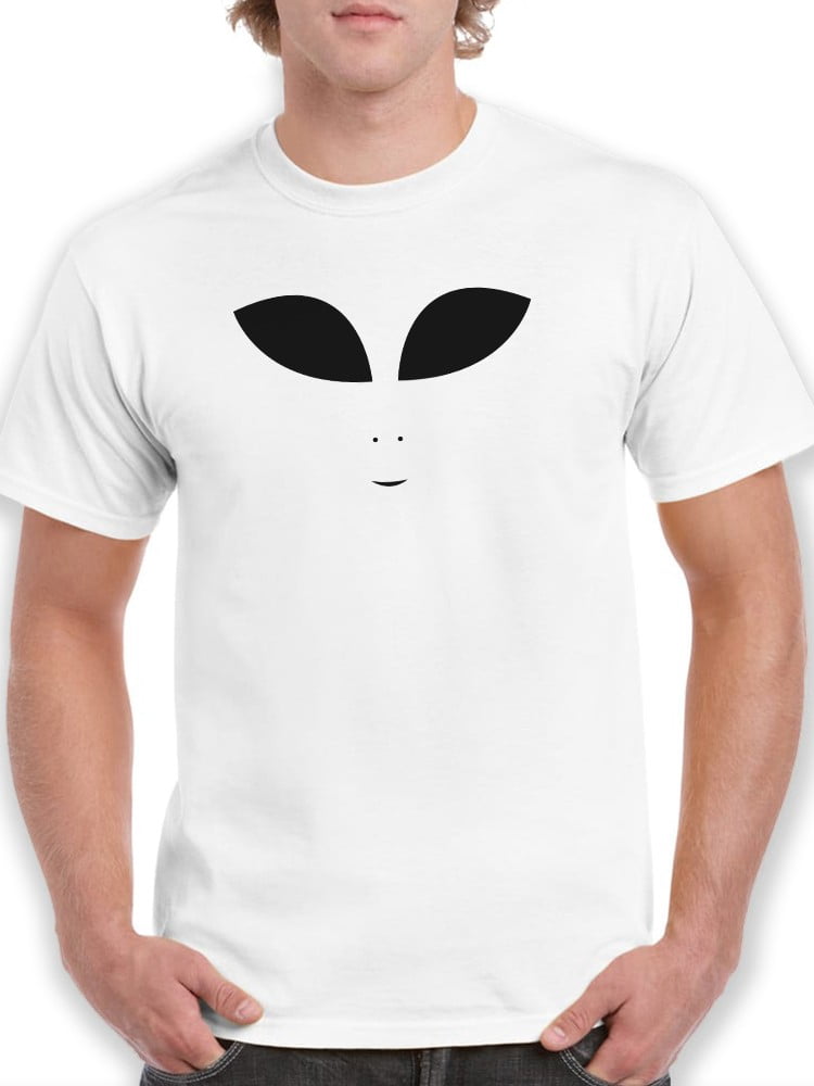 Alien Face Men White T-Shirt, Male Medium - Walmart.com