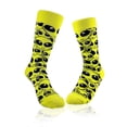 thumbnail image 1 of Alien Face Pattern Socks from the Sock Panda (Adult Small - Shoe Sizes 2-5), 1 of 7