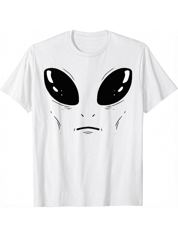 Alien Face Space Funny Halloween Costume Unisex T-Shirt