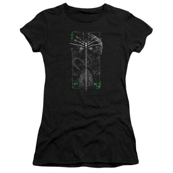 Alien Facehugger S/S Junior Women's T-Shirt Sheer Black