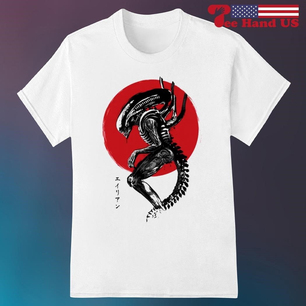 Alien Films Xenomorph Sumi-e Vintage Shirt - Walmart.com