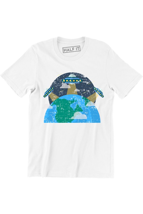 Alien Flying Saucer Extraterrestrial UFO Abduction Area 51 Space T-Shirt