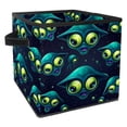 thumbnail image 1 of Alien Foldable Clothes Storage Organizer Bins with Handle, 10.8"x10.5"x10.6", Large Capacity, 1 of 6