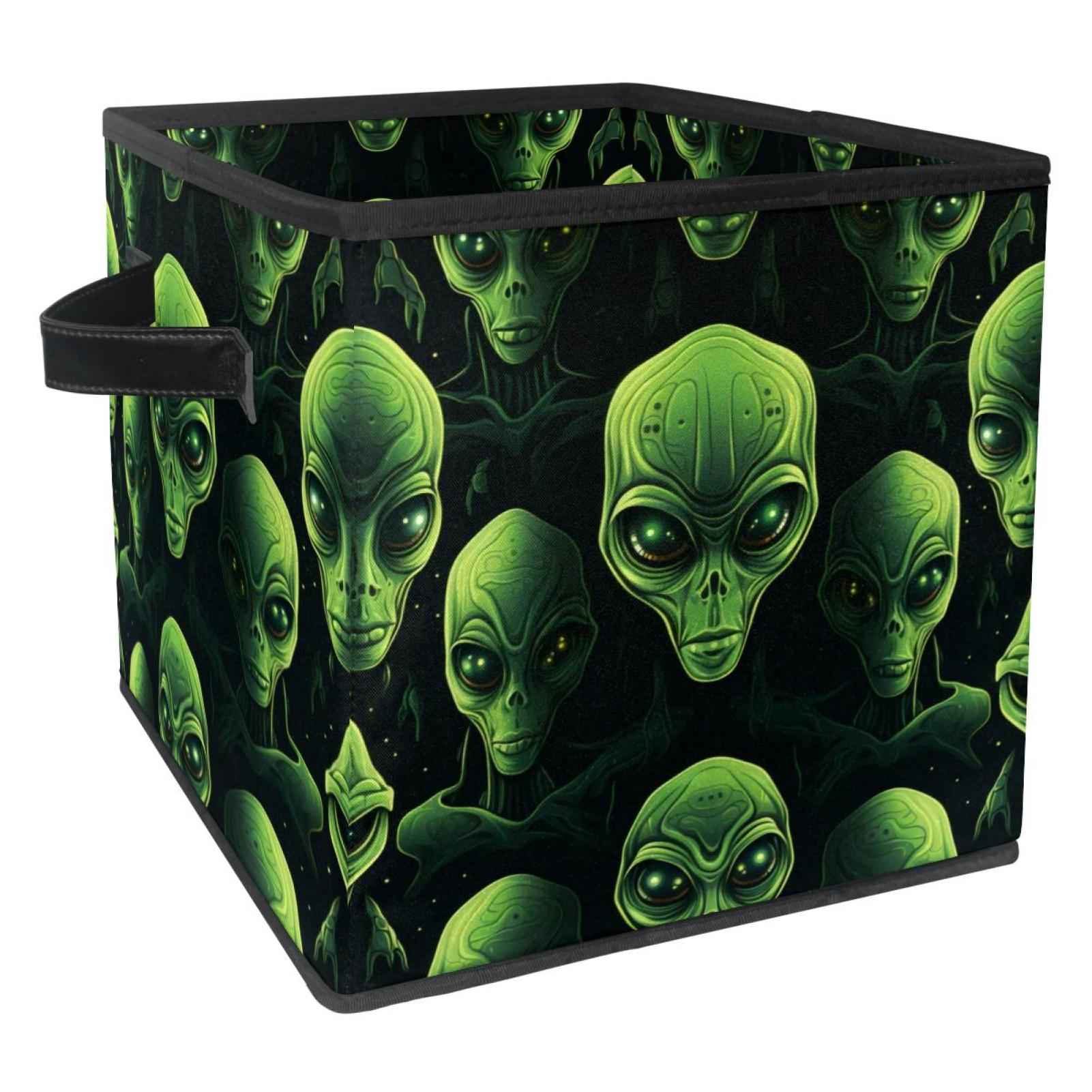 Alien Foldable Toy Box Organizer Bins Storage Cubes with Handle, 10.8 ...