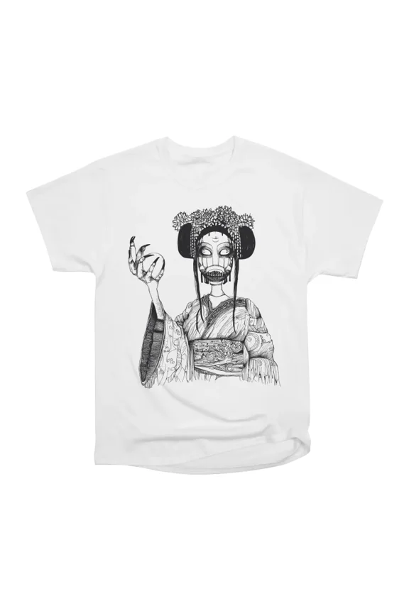 Alien Geisha T-Shirt Tee Gift For Him Merch For Her Apparel For Friend