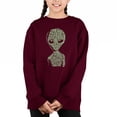 thumbnail image 1 of Alien - Girl's Word Art Crewneck Sweatshirt, 1 of 3