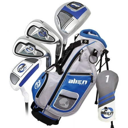 Alien Golf Junior 6 Piece Set (Ages 6-8) Blue/Gray