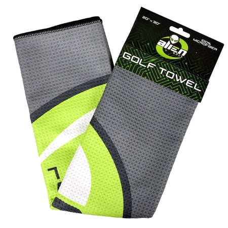 Alien Golf Microfiber Towel Black Hand Towel