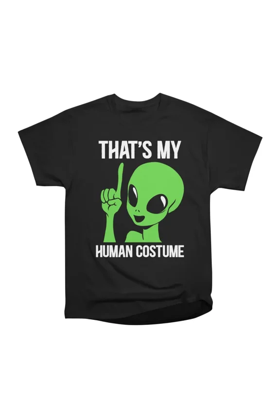 Alien Gray Human Costume by Tobe Fonseca T-Shirt Tee Gift For Him Merch For Her Apparel Fo