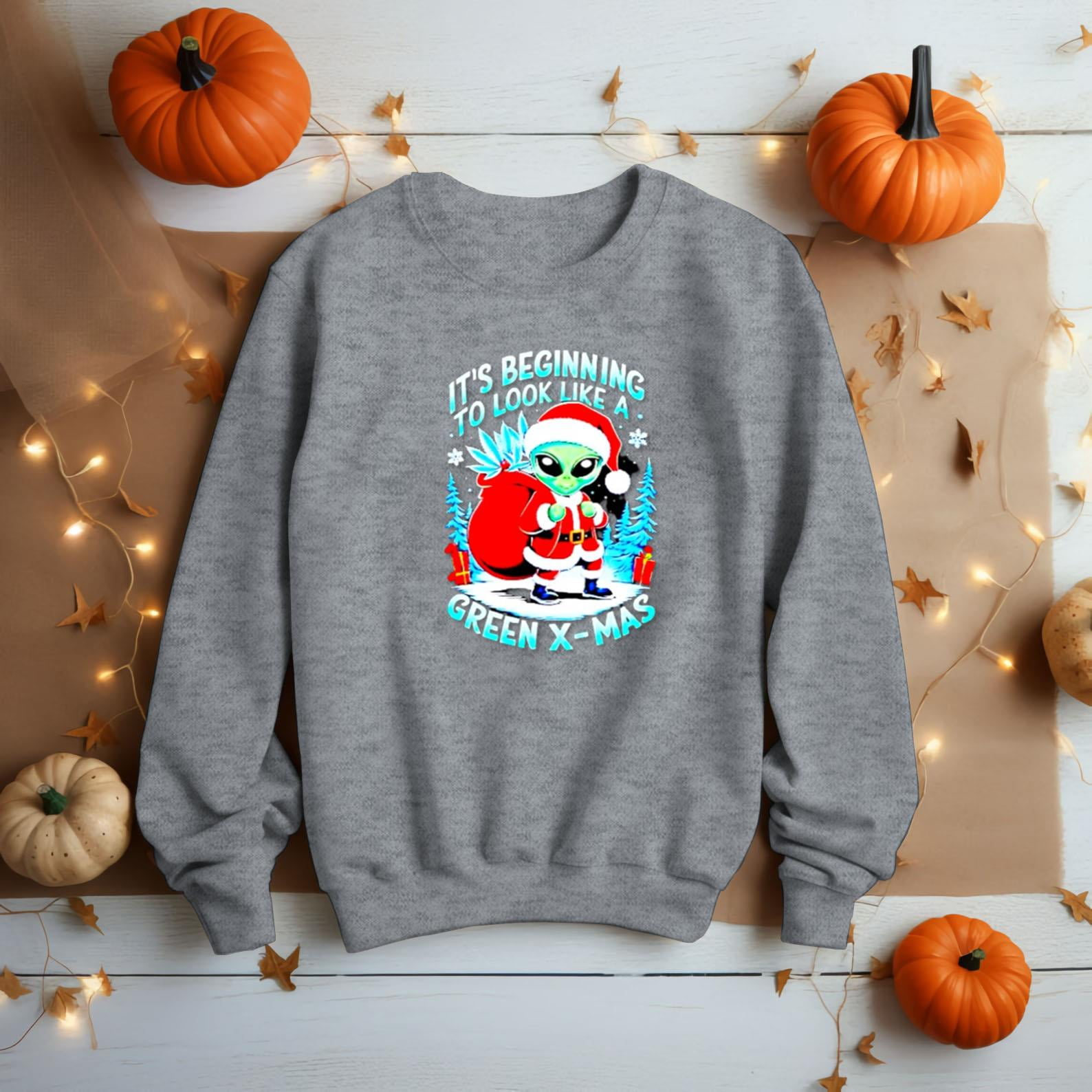 Alien Green Christmas Holiday 2024 shirtremovebgpreview