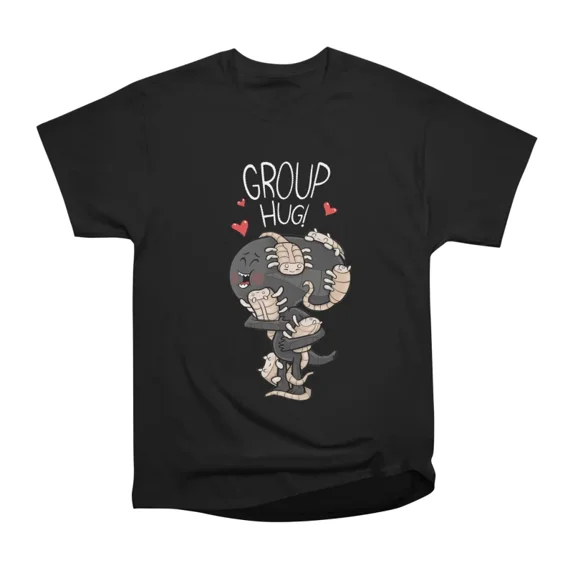 Alien Group Hug T-Shirt Tee Gift For Him Merch For Her Apparel For ...
