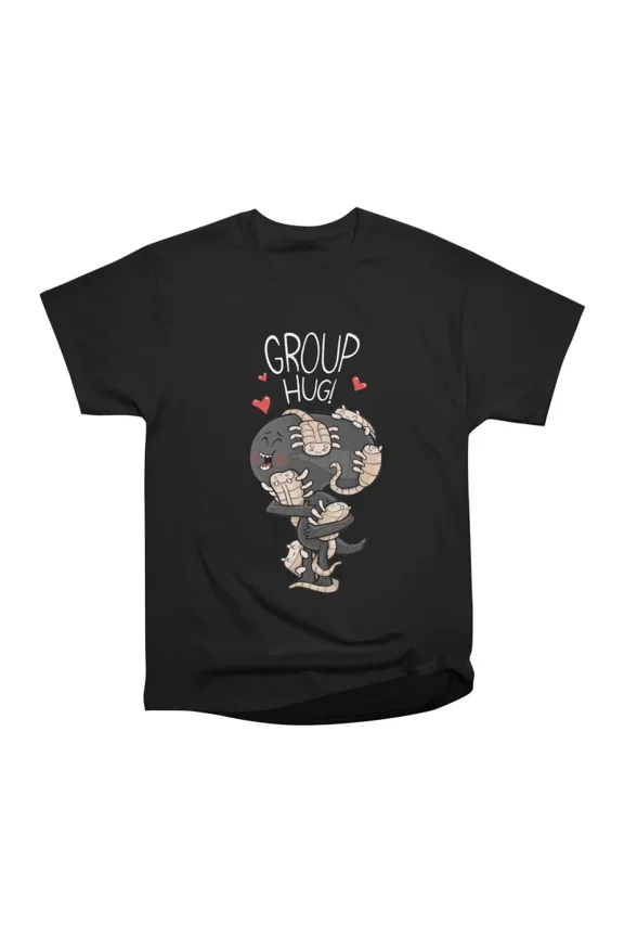 Alien Group Hug T-Shirt Tee Gift For Him Merch For Her Apparel For Friend