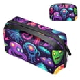 thumbnail image 1 of Alien Hard Drive Bag Travel Organizer Phone Charger Organizer Small Electronics Travel Organizer Waterproof Oxford Fabric 5.9x9.44x3.14 in, 1 of 6