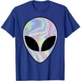 thumbnail image 1 of Alien Head Colorful Believe Unisex T-Shirt for Men Women Kids,Royal Blue Color,Size 5/6, 1 of 5