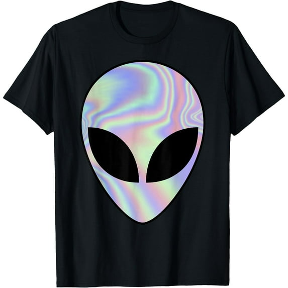 Alien Head Colorful Believe Unisex T-Shirt for Men Women Kids