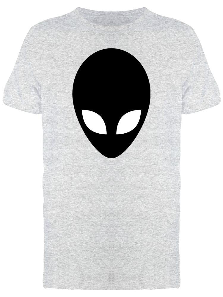 Alien Head Icon T-Shirt Men -Image by Shutterstock, Male Large ...