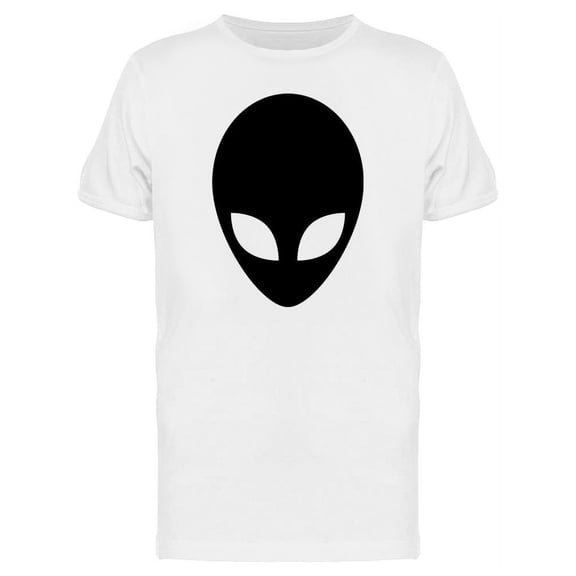 Alien Head Icon T-Shirt Men -Image by Shutterstock, Male x-Large