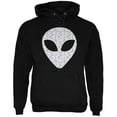 thumbnail image 1 of Alien Head Outer Space Elements Mens Hoodie Black MD, 1 of 1