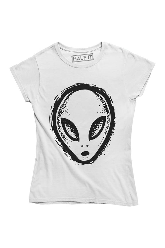 Alien Head Symbol UFO Logo Area 51 Ancient Graphic Space Galaxy T-Shirt