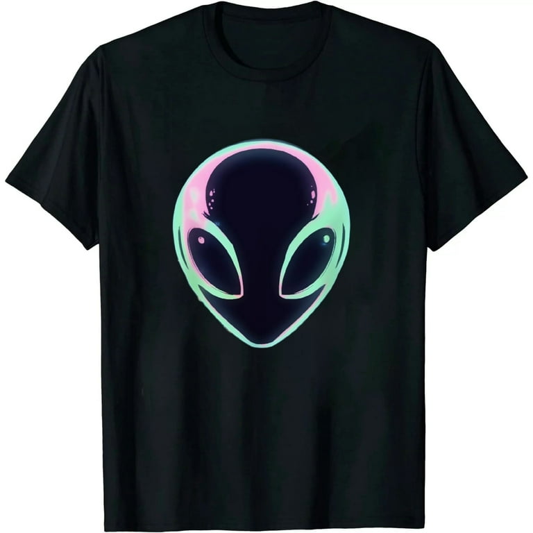 Coloful Alien Head Shirt Coloful Alien Head Shirt