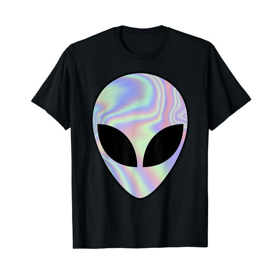 Alien Head T Shirt Colorful Alien Shirt Rave Tee