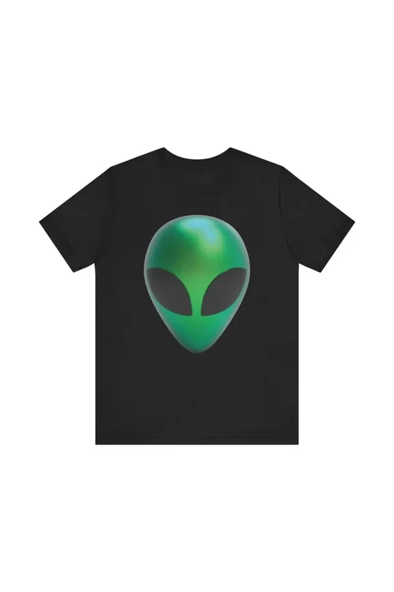 Alien Head T-Shirt - Ufo Tee, Area 51, Roswell Hunters - Soft Tee S-5XL Birthday Gifts; For Men & Women
