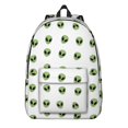 thumbnail image 1 of Alien Head White Pattern Backpack for School, Cute School Bag with Adjustable Shoulder Straps and Padded Back, 15.7"x11.8"x5.5", 1 of 5