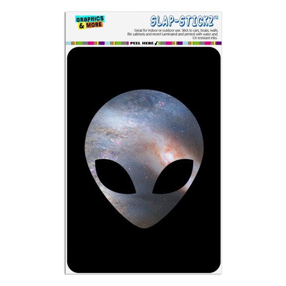 Alien Head in Space Home Business Office Sign